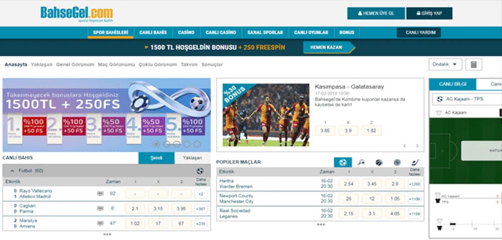 Bahis cesitleri